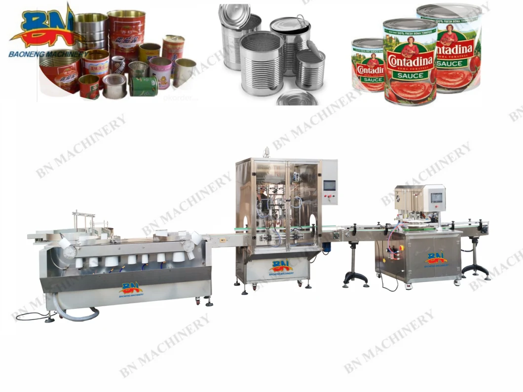 Automatic Bottle Jar Pail Liquid Butter Sauce Tomato Paste Filling Machine with Sealing Capping Line