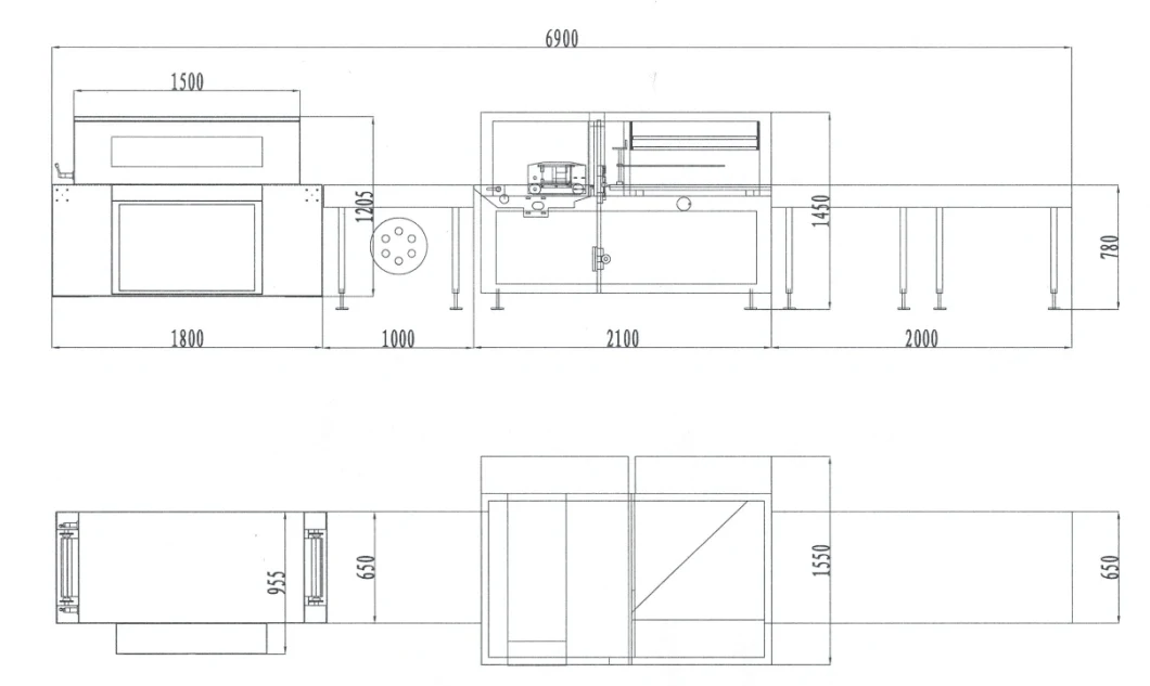 Automatic Side Sealing Machine Shrink Tunnel