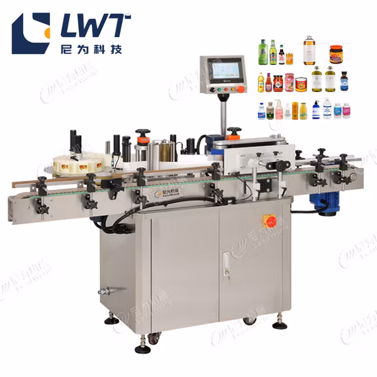 Glasflaschen-Etikettiermaschine Automatische Pasten-Etikettiermaschine